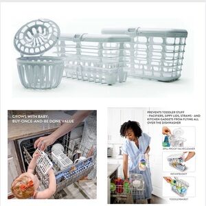 Prince Lionheart Made in USA High Capacity 3-in-1 Dishwasher and Spill Proof